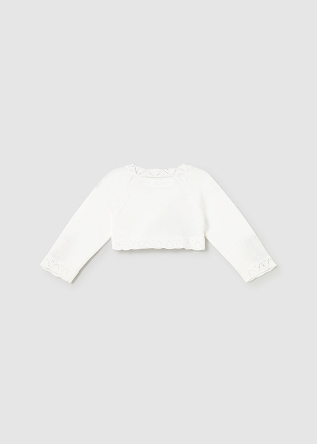 cardigan neonata corto