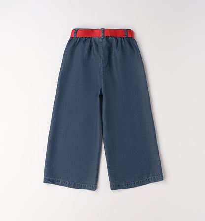 pantaloni bimba c/cintura lungo