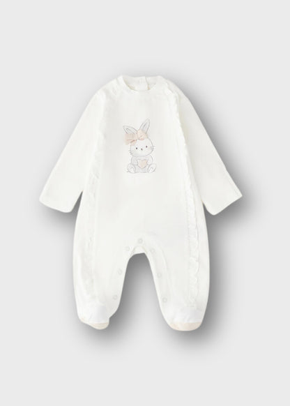 tutina neonata cotone lunga