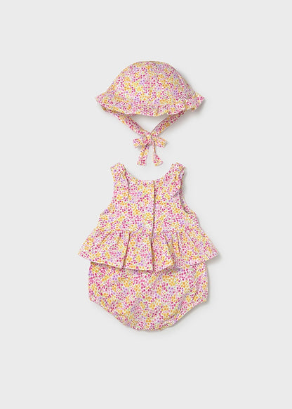 pagliaccetto+cappellino neonata