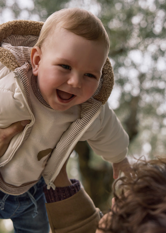 giubbino neonato reversibile