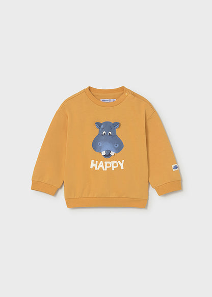 maglia felpa neonato m/lunga