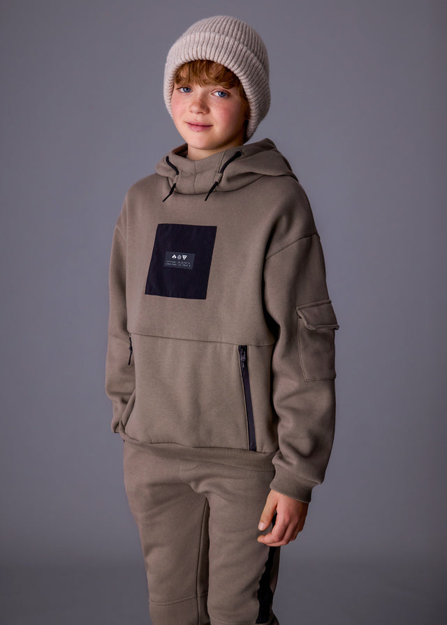 felpa junior cappuccio