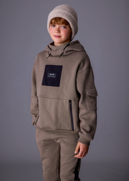 felpa junior cappuccio