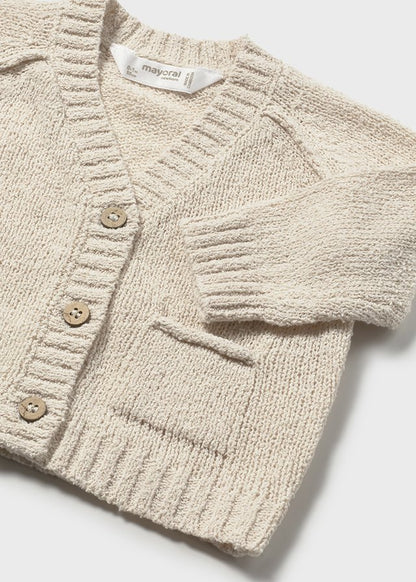 cardigan neonato boucle'