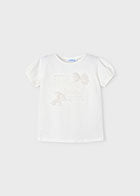 t-shirt bimba elegante ricamo