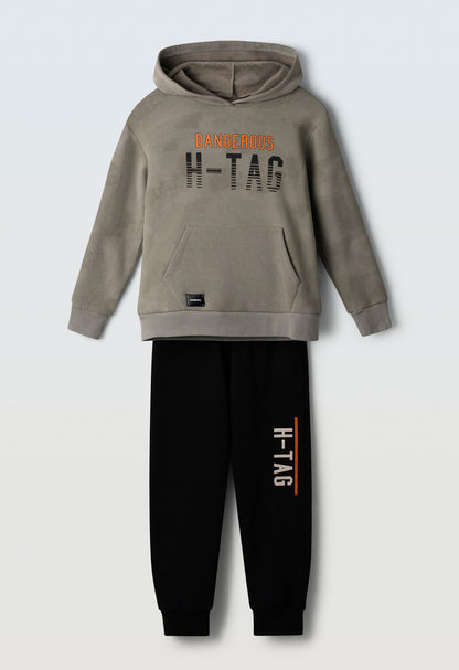 completo junior felpa cappuccio