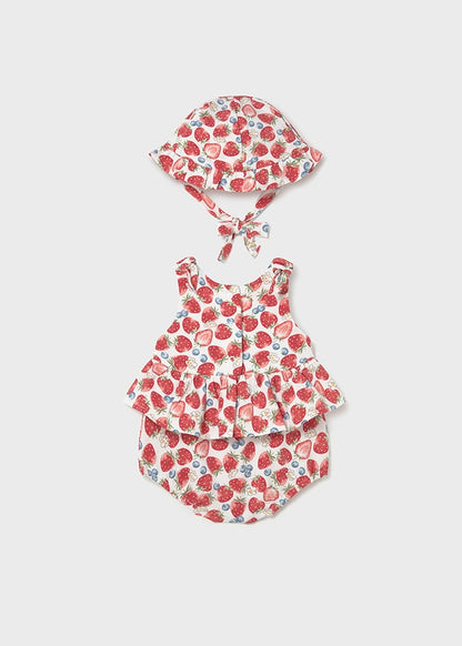 pagliaccetto+cappellino neonata