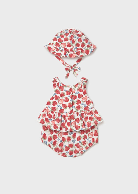 pagliaccetto+cappellino neonata