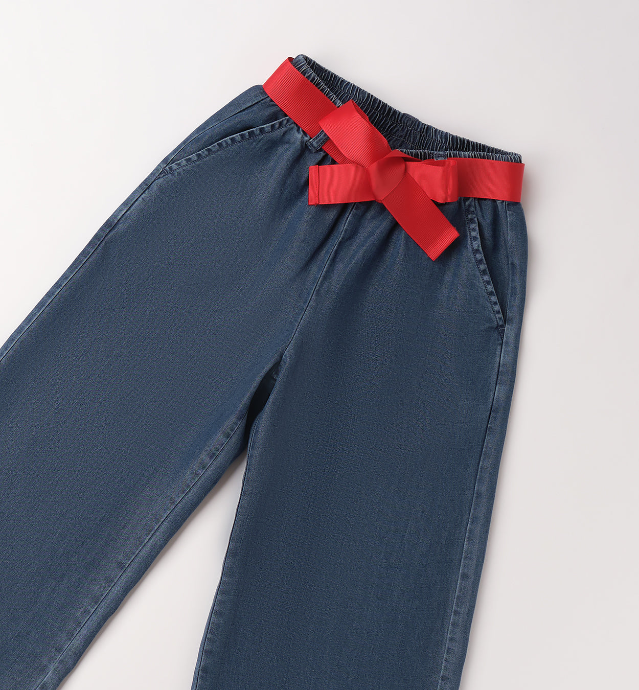 pantaloni bimba c/cintura lungo