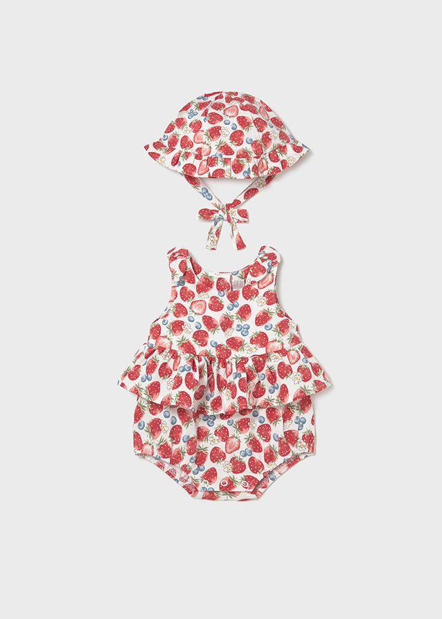pagliaccetto+cappellino neonata