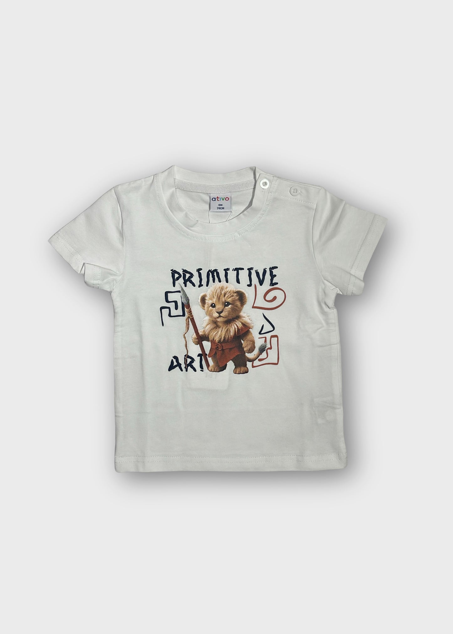 t-shirt neonato cotone m/corta