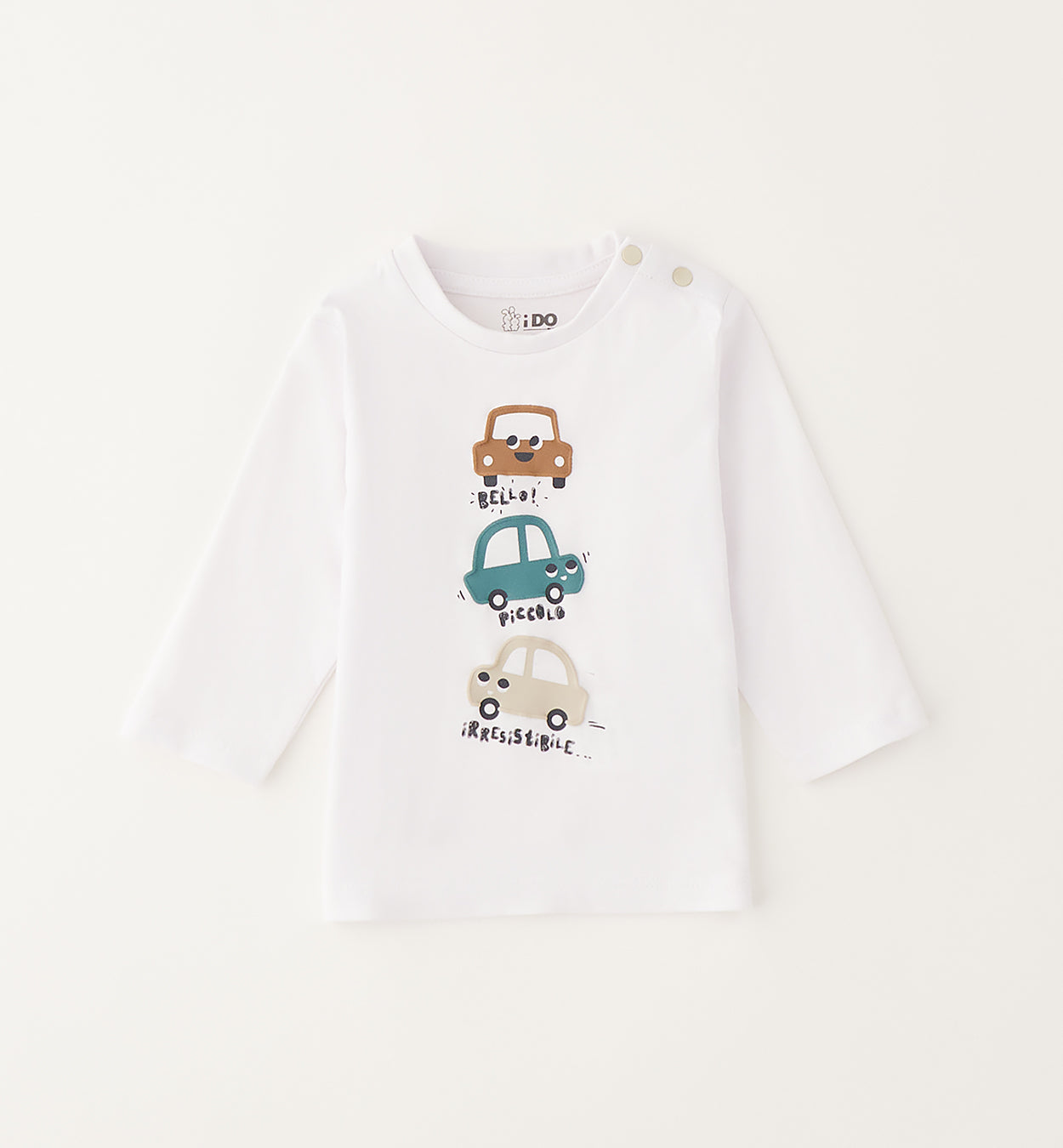 t-shirt neonato cotone lunga