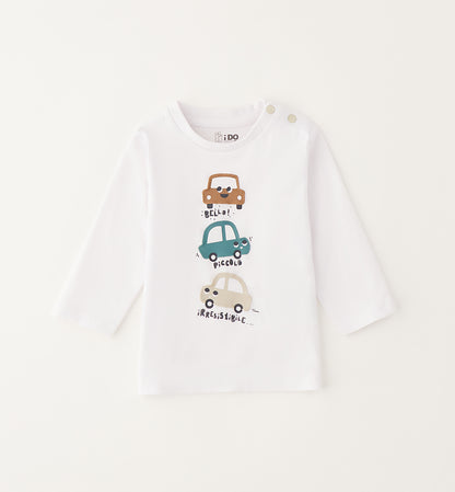 t-shirt neonato cotone lunga