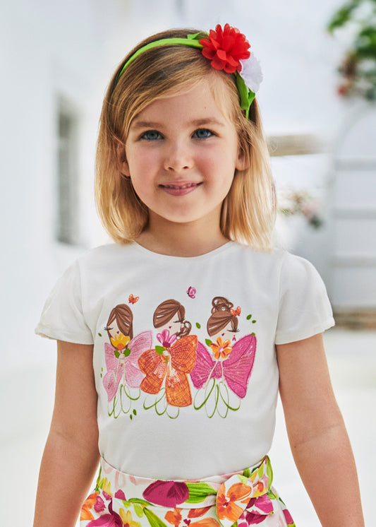 t-shirt bimba stampa bambolina