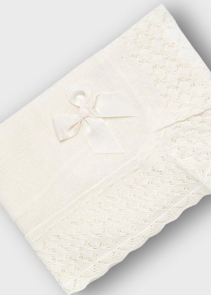 copertina neonato tricot