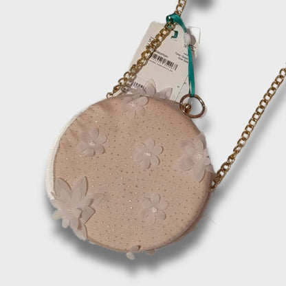 borsetta con applicazione fiori