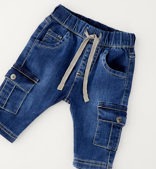 jeans neonato cargo