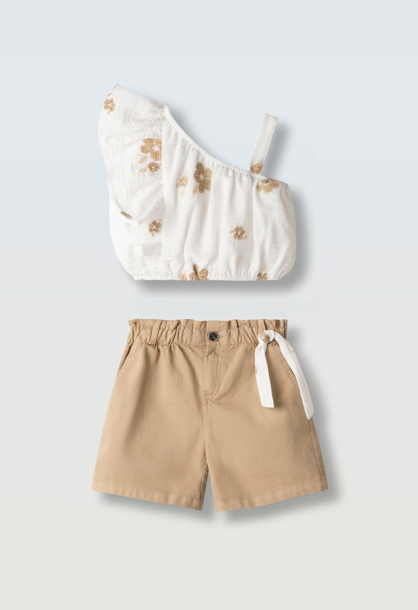 completo miss top+short elegante