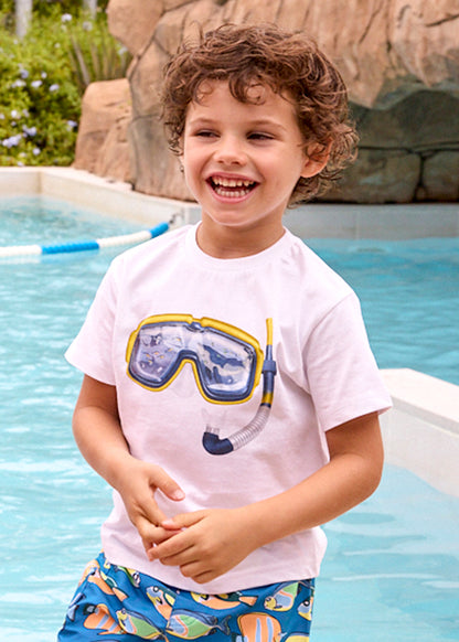 t-shirt bimbo m/corta