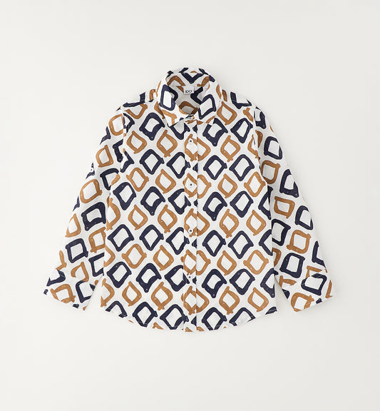 camicia bimbo fantasia m/lunga