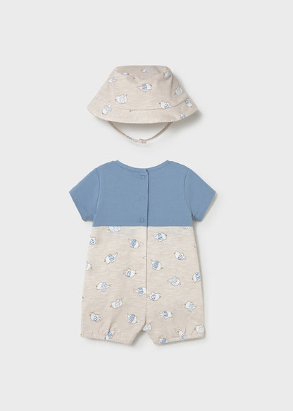 completino neonato salopette  corto