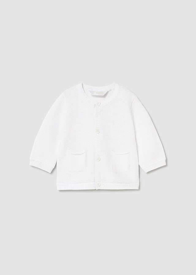 cardigan neonato tricot