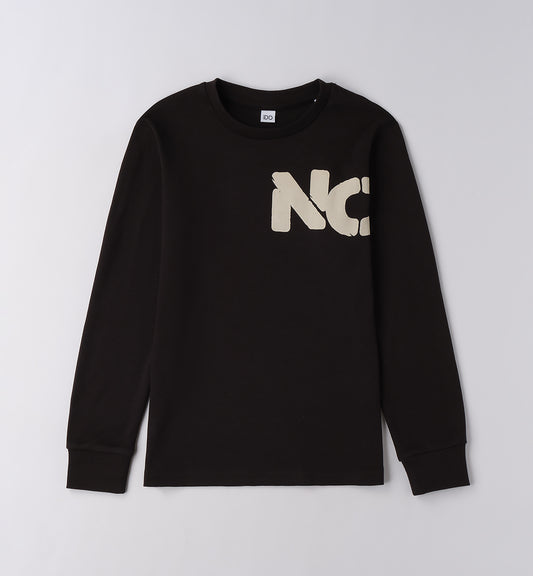 t-shirt junior cotone m/lunga