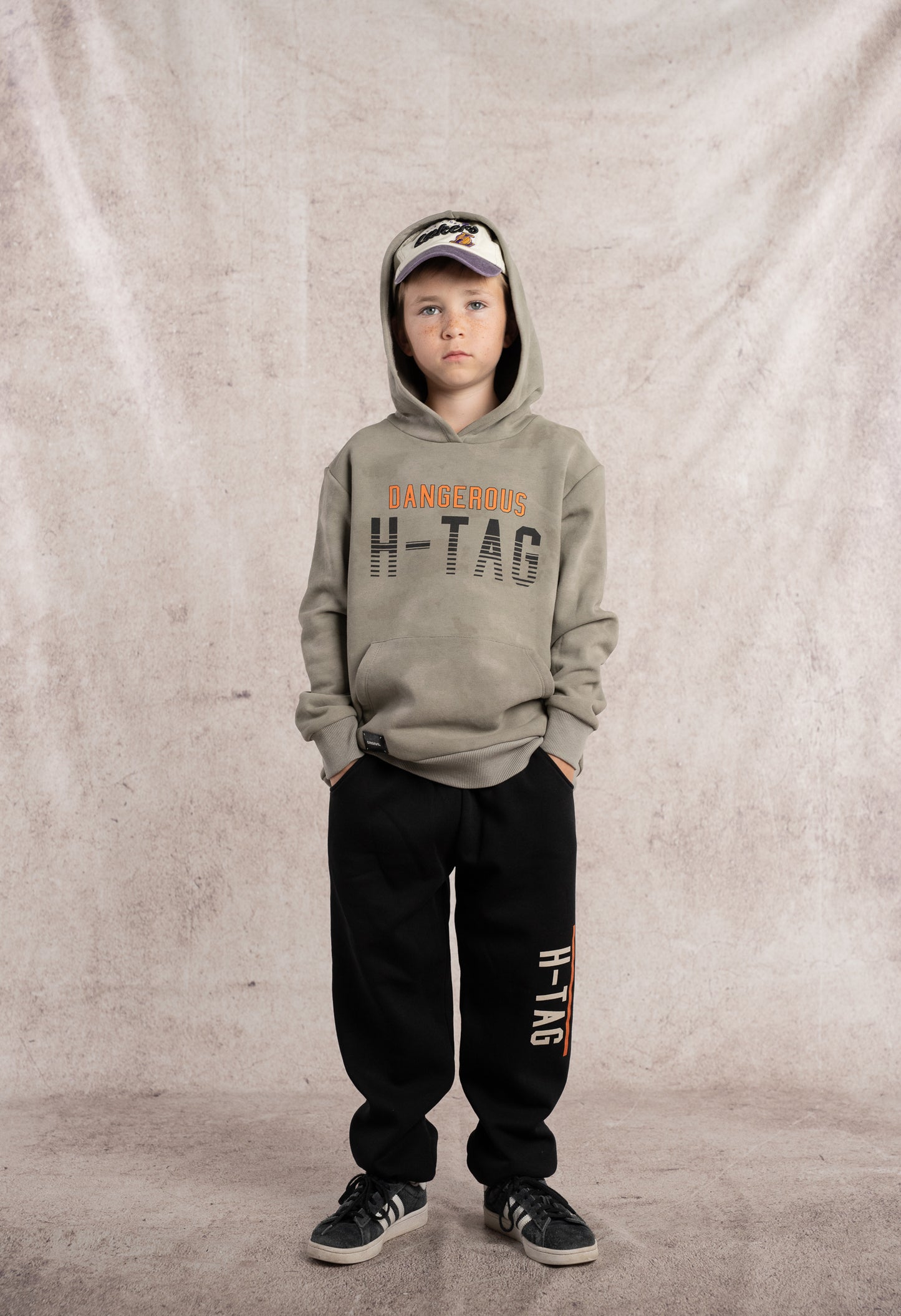 completo junior felpa cappuccio