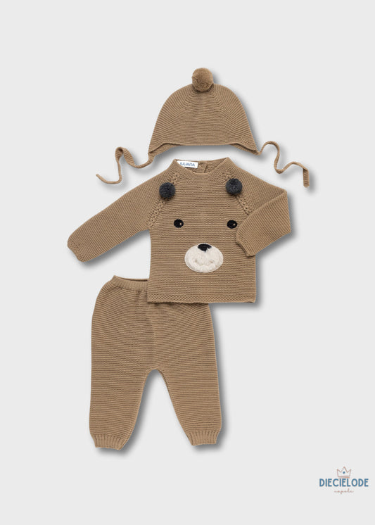completino neonato tricot+cuffietta