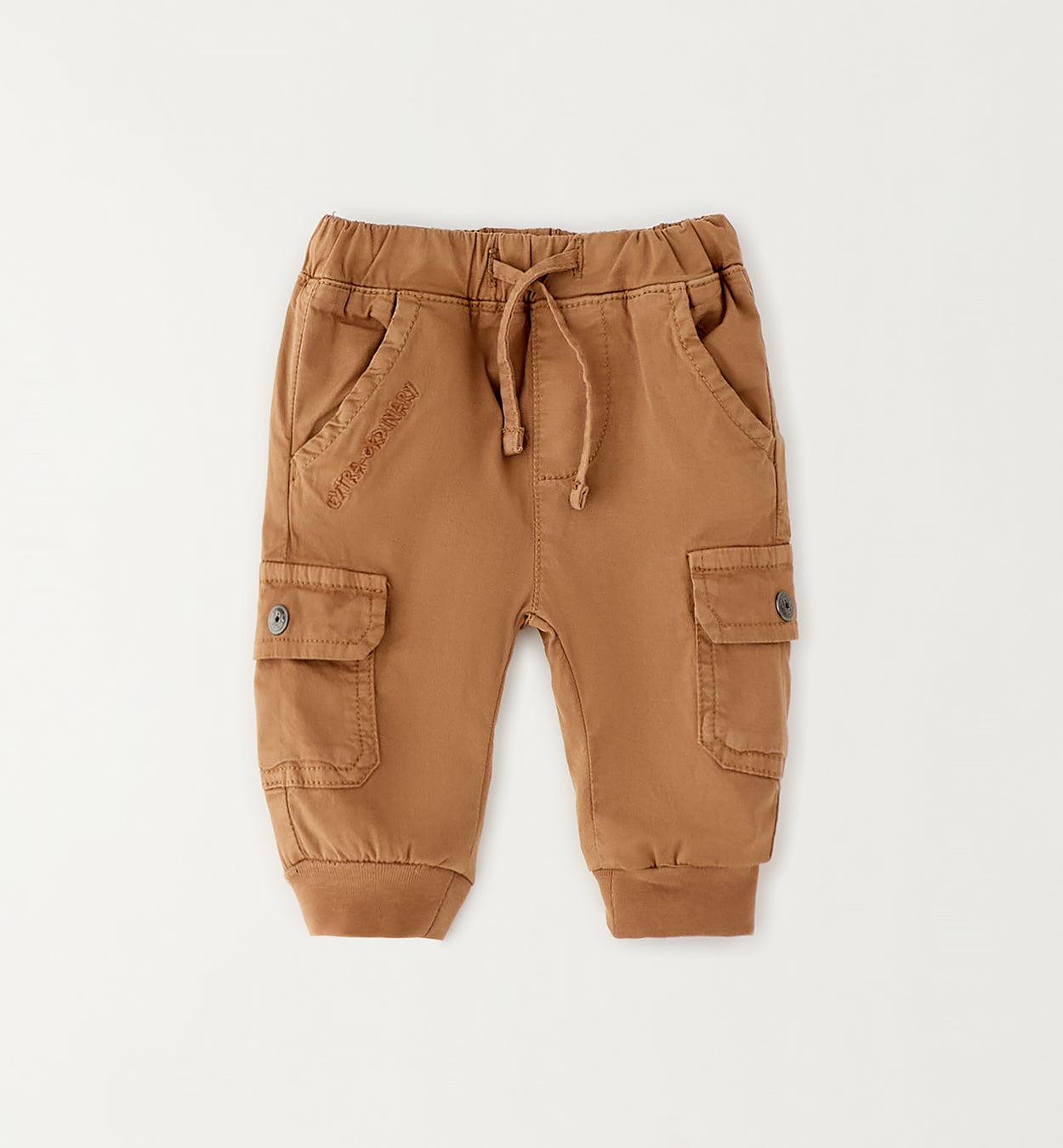 pantaloni neonato lungo cargo