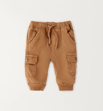 pantaloni neonato lungo cargo