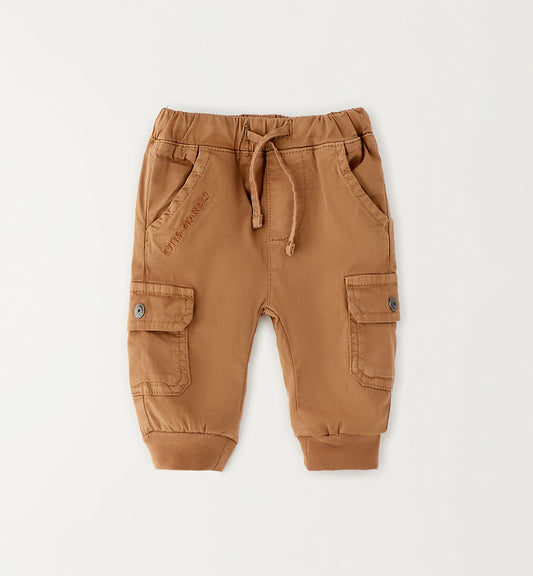 pantaloni neonato lungo cargo