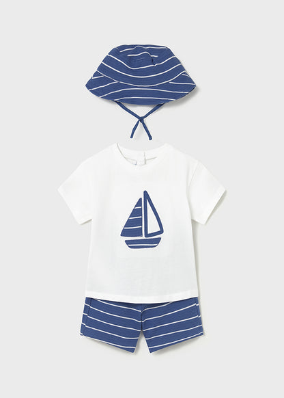 completino neonato corto+cappellino