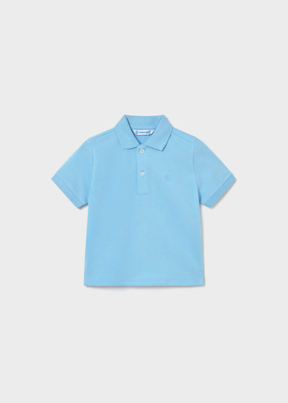 maglia polo neonato m/corta piquet