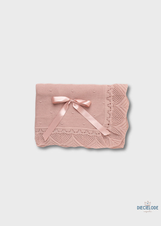 copertina neonata fiocco