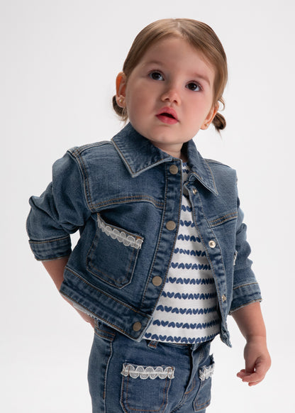 giubbino neonata jeans