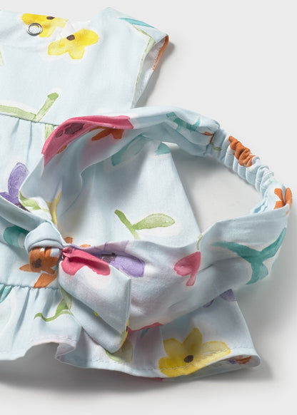 abitino+coulotte neonata fantasia fiori