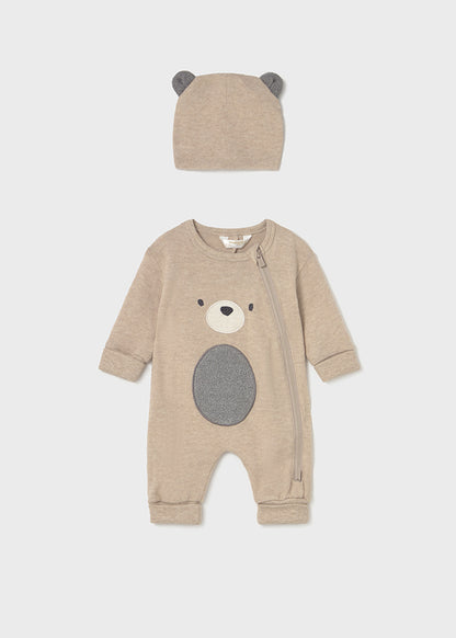tutina neonato felpa+cappello
