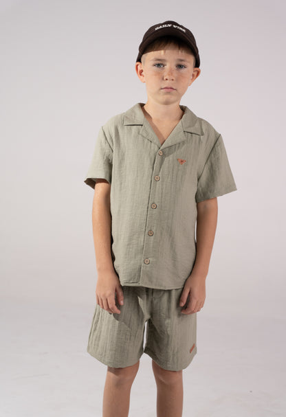 completo junior misto lino corto