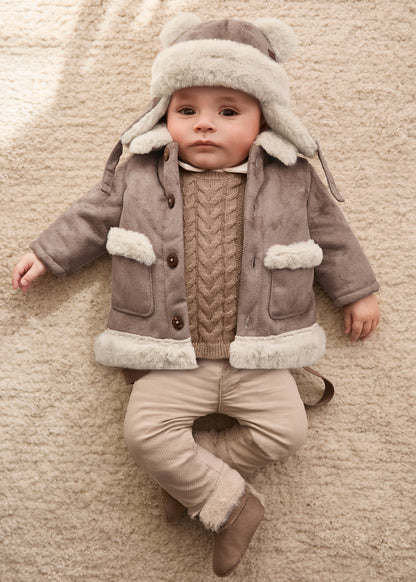 cappotto neonato montoncino