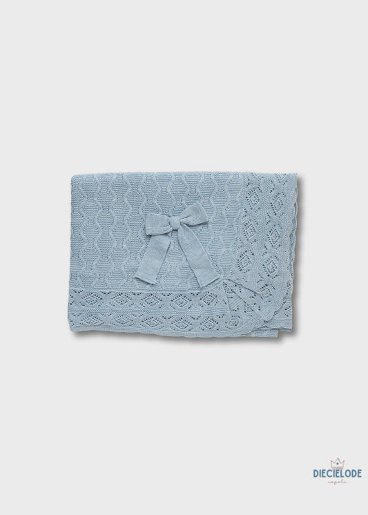 copertina neonato tricot