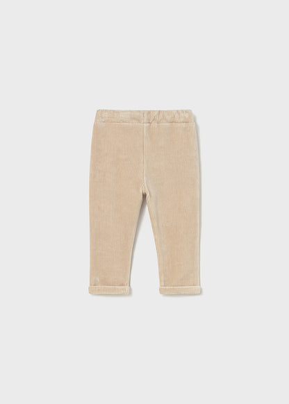 pantaloni neonato velluto costa