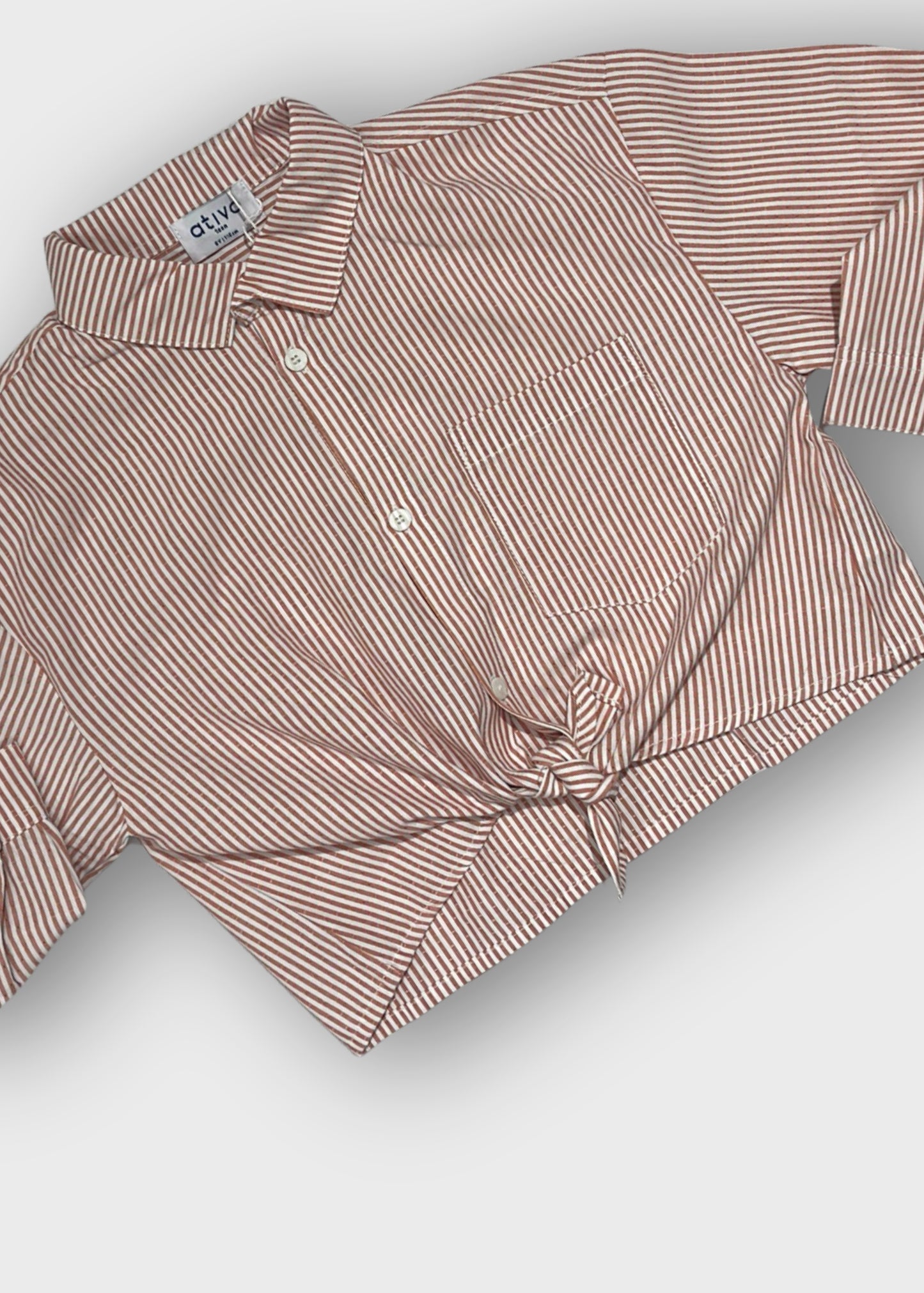 camicia bimba rigato m/lunga