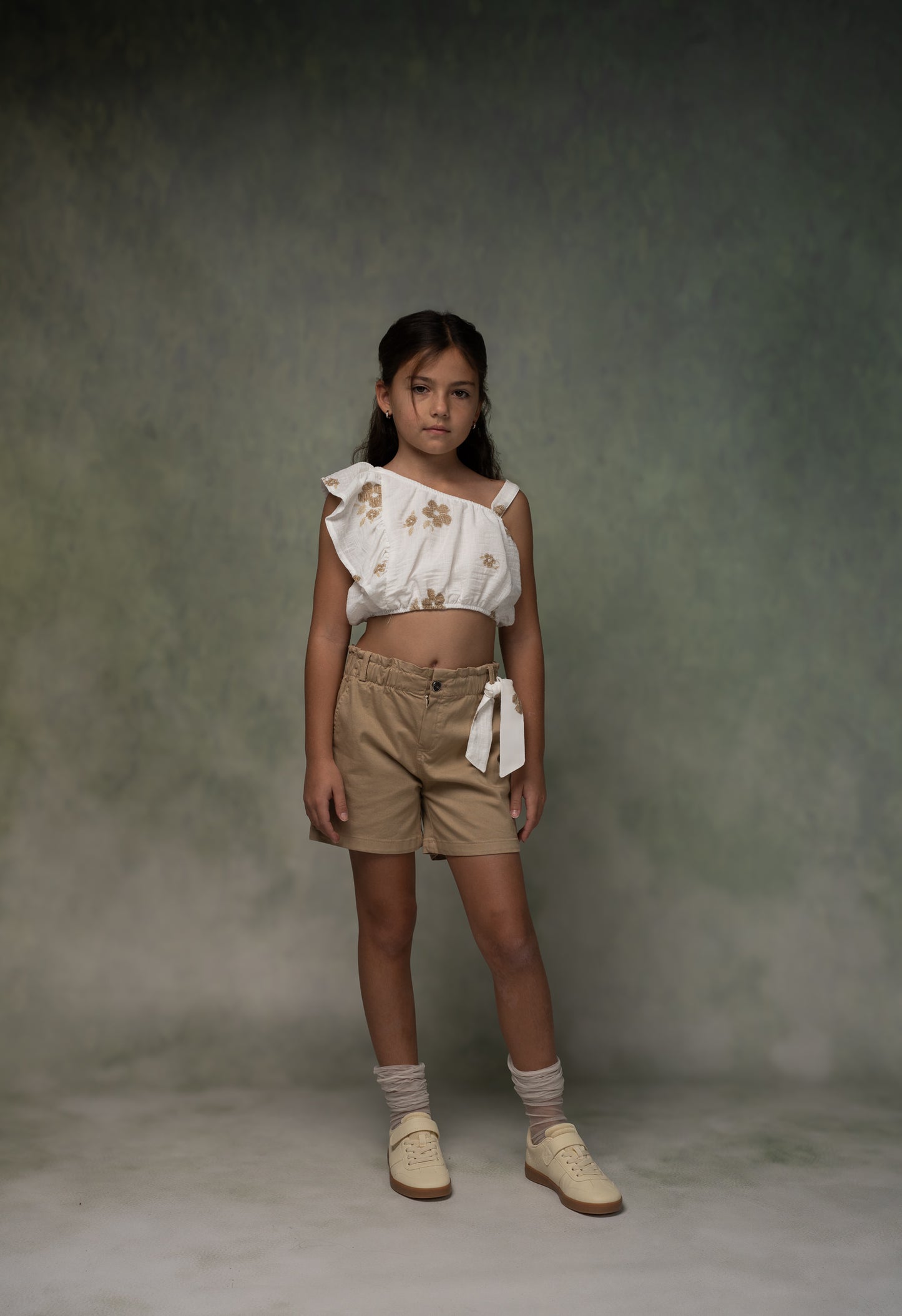 completo miss top+short elegante