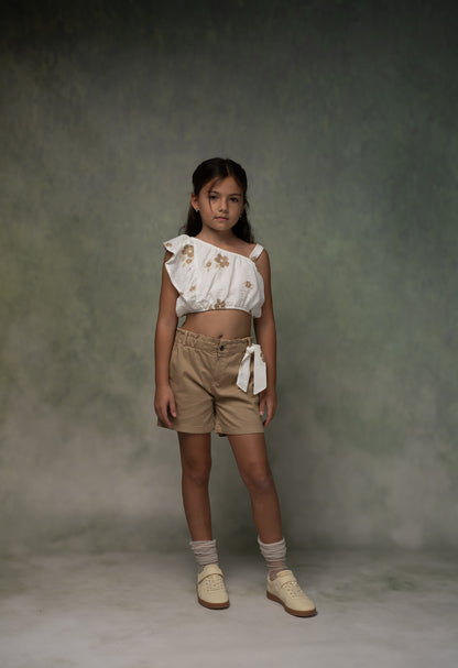 completo miss top+short elegante