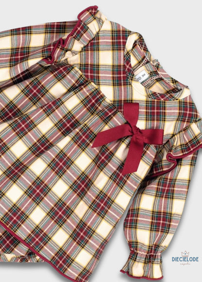 completino neonata tartan
