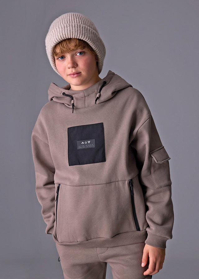 felpa junior cappuccio
