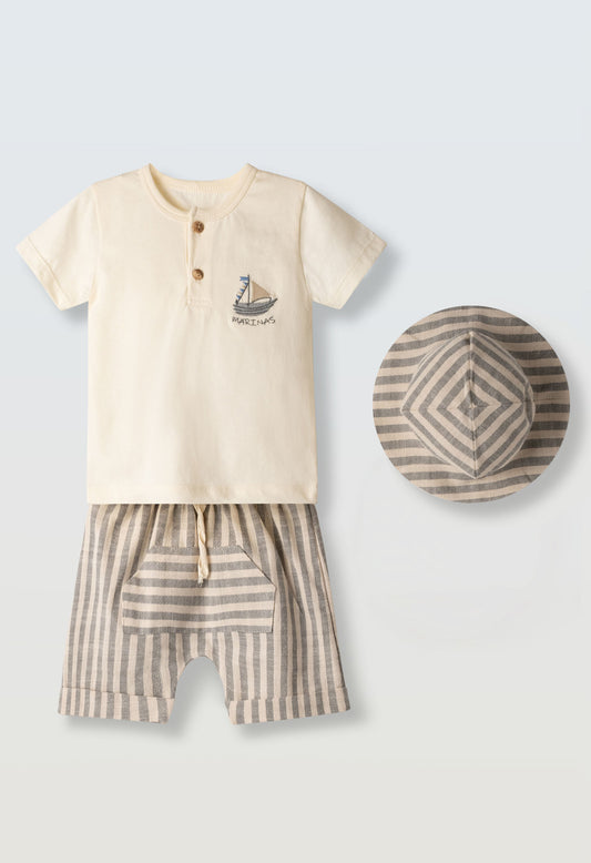 completo neonato+cappellino
