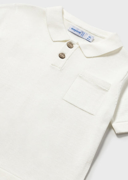 maglia polo neonato m/corta
